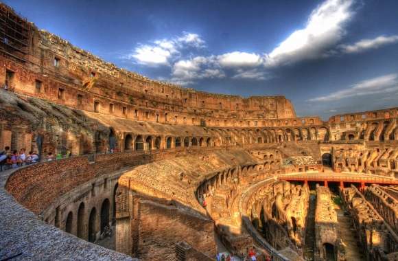 Interior colosseum rome italy wallpapers hd quality
