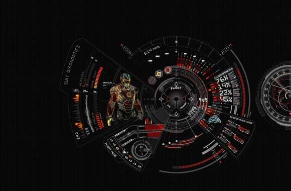 Iron Man Suit Diagnostic wallpapers hd quality