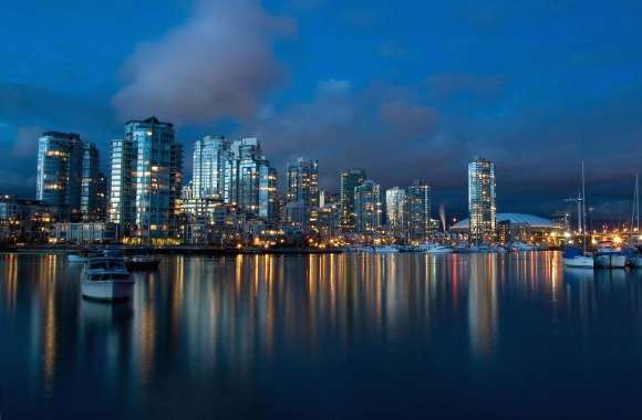 Night vancouver canada wallpapers hd quality