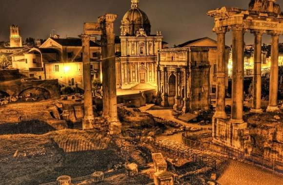 Rome ruines italy