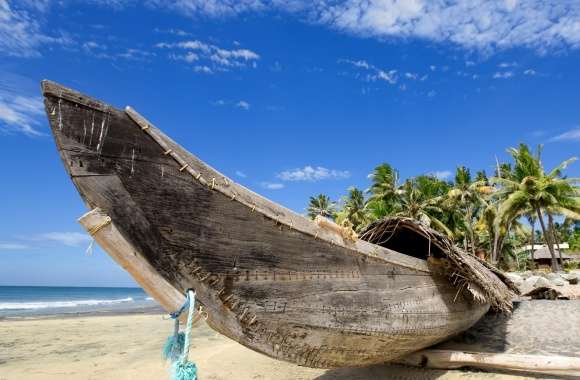 Tropical Wooden Boat