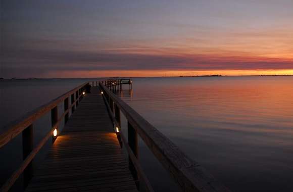 Dock After Sunset