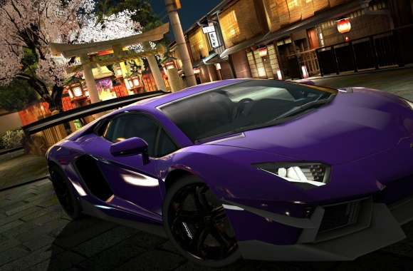 Lamborghini Aventador LP700-4 Purple
