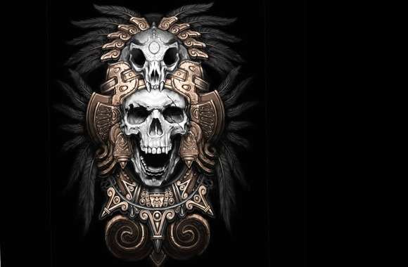 Skull Aztec wallpapers hd quality