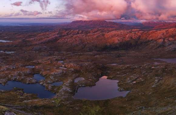 Panoramic View Scotland Highlands