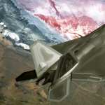 Lockheed Martin F-22 Raptor background