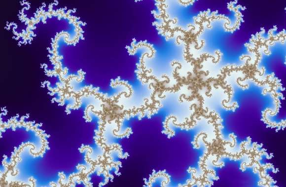 Blue fractal wallpapers hd quality