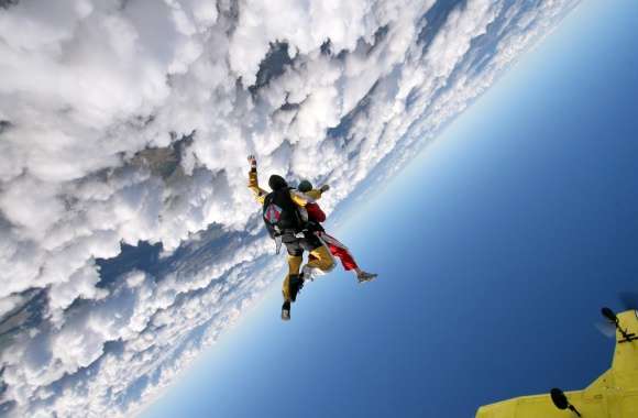 Parachuting wallpapers hd quality