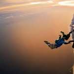 Parachuting high definition photo