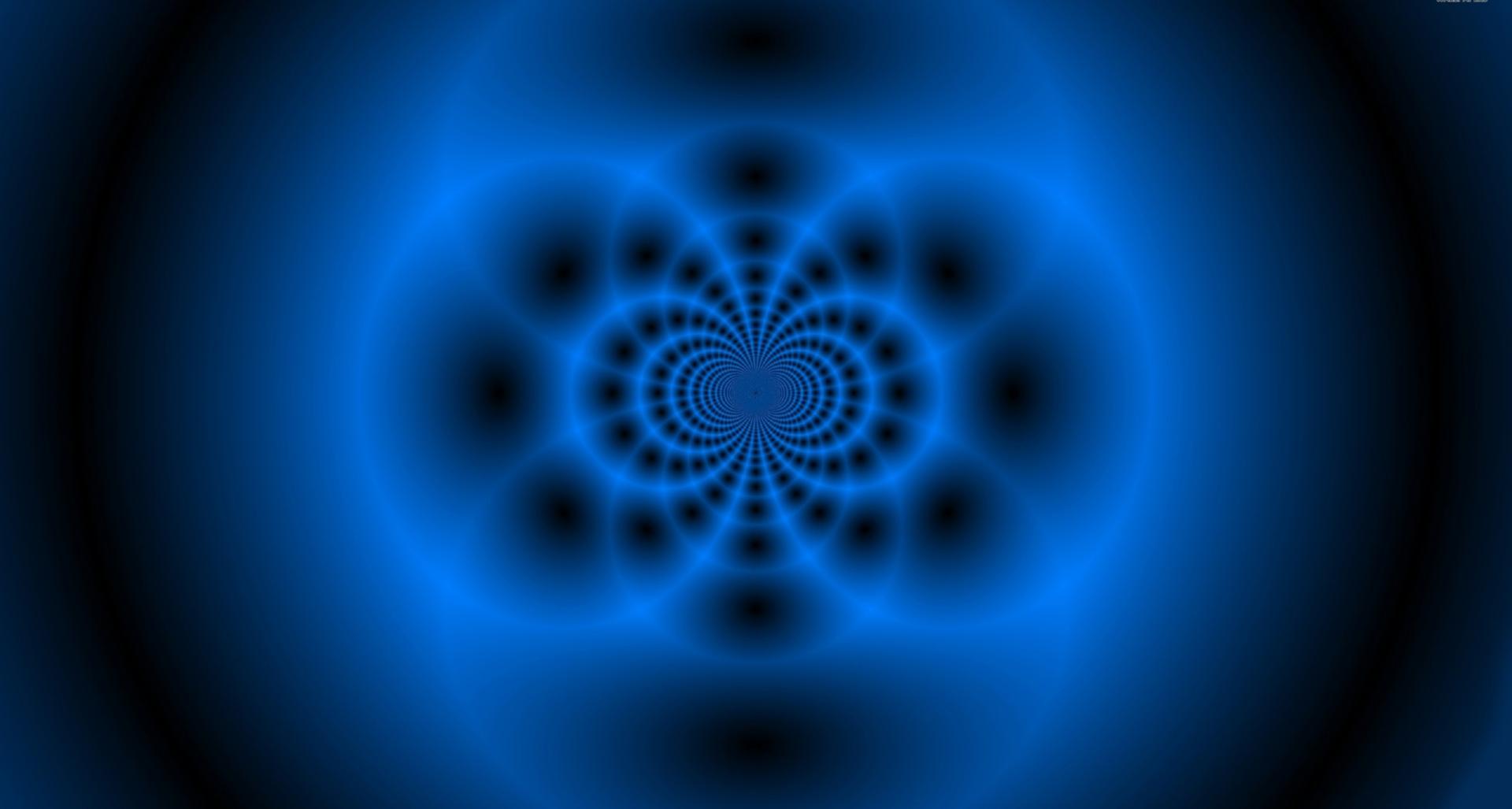 Blue fractal tunnel at 1280 x 960 size wallpapers HD quality