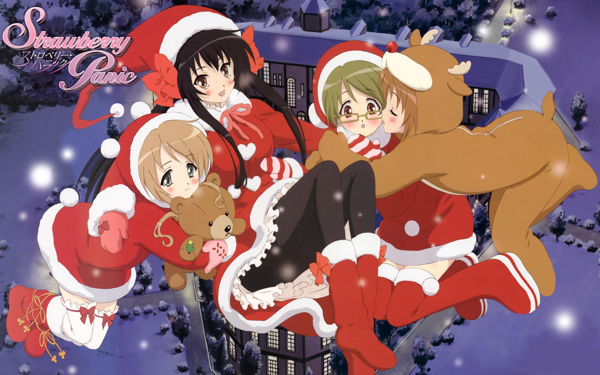 Christmas Anime at 2048 x 2048 iPad size wallpapers HD quality