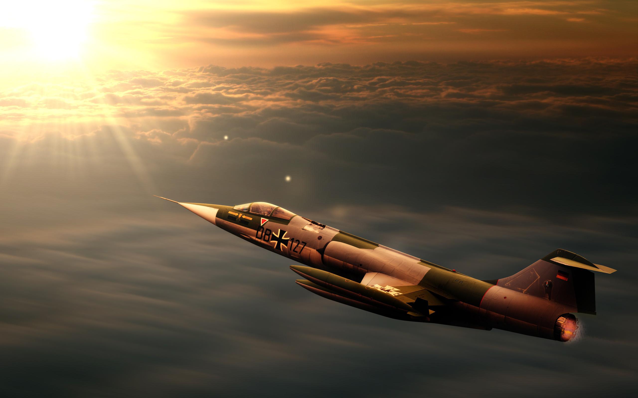 Lockheed F-104 Starfighter at 640 x 1136 iPhone 5 size wallpapers HD quality