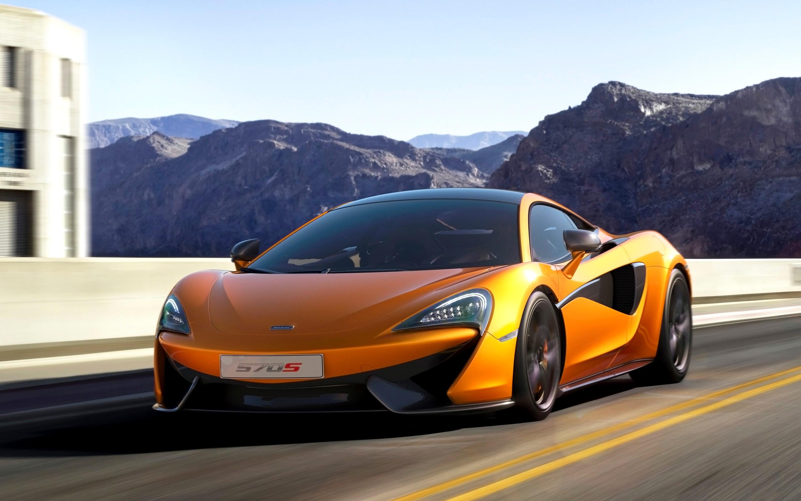 Mclaren 570S at 320 x 480 iPhone size wallpapers HD quality