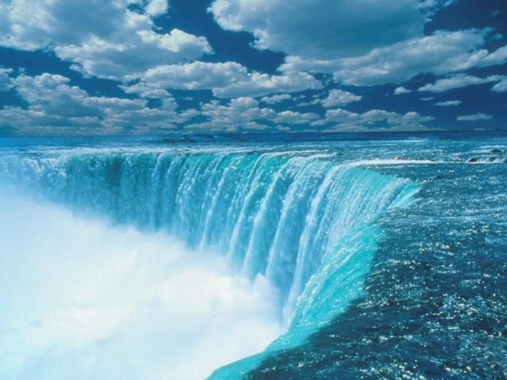 Waterfall at 640 x 960 iPhone 4 size wallpapers HD quality
