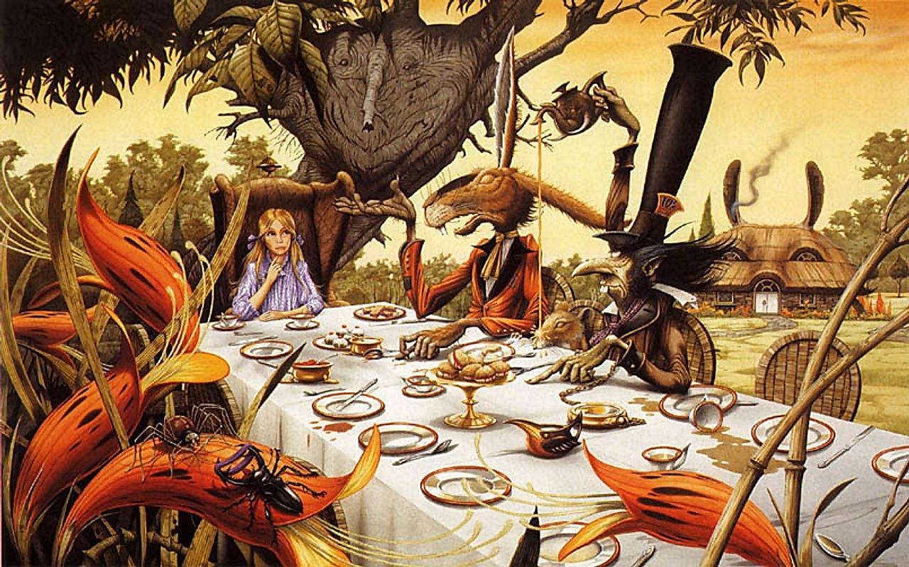 Alice In Wonderland at 640 x 960 iPhone 4 size wallpapers HD quality