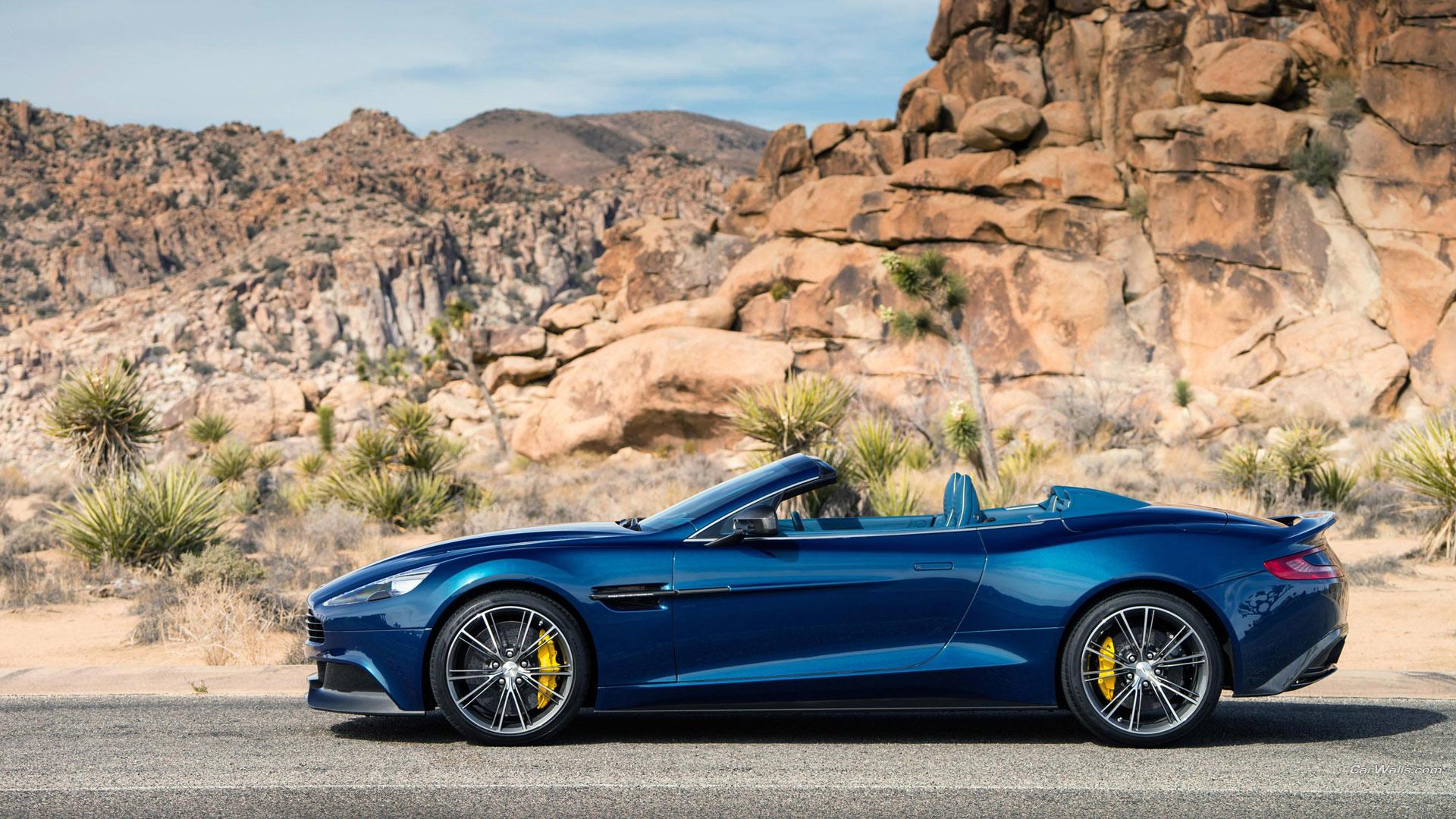 2014 Aston Martin Vanquish Volante at 320 x 480 iPhone size wallpapers HD quality