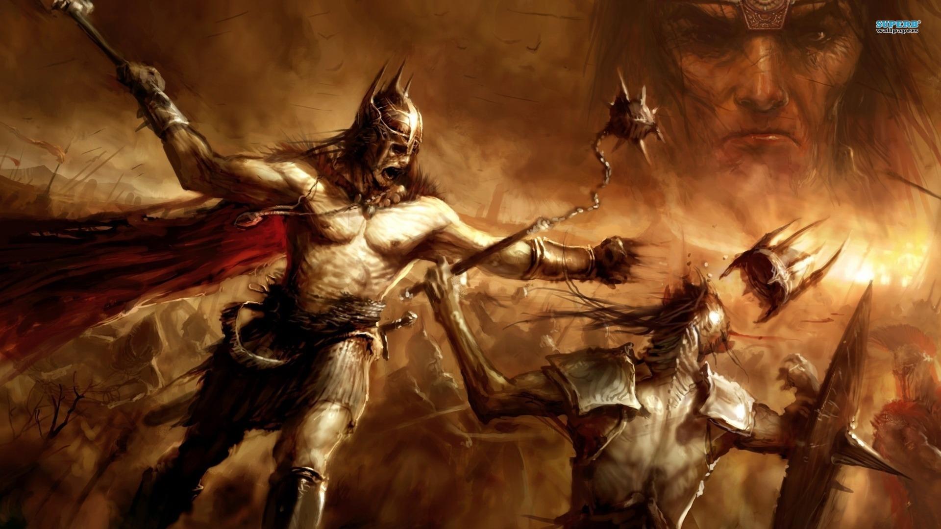 Age Of Conan at 320 x 480 iPhone size wallpapers HD quality