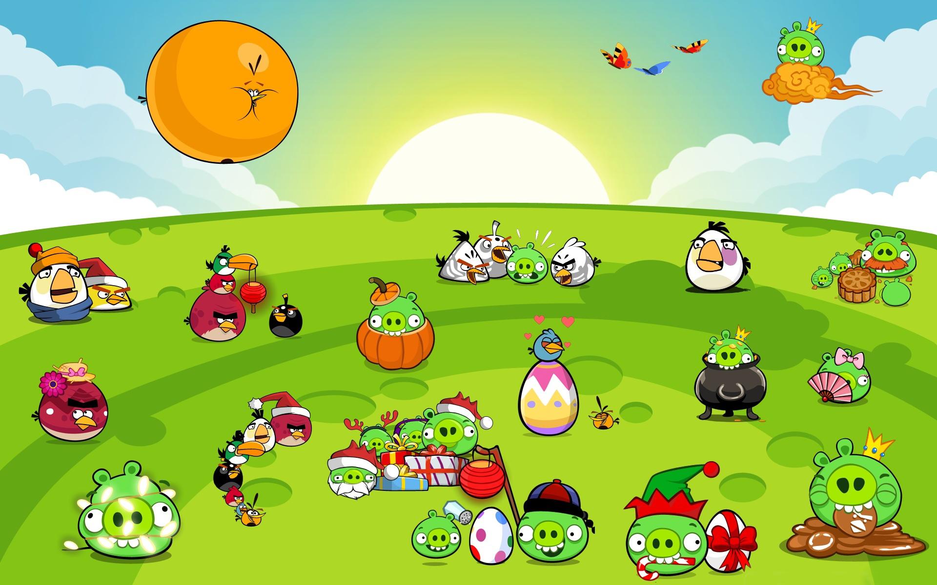 Angry Birds at 1152 x 864 size wallpapers HD quality