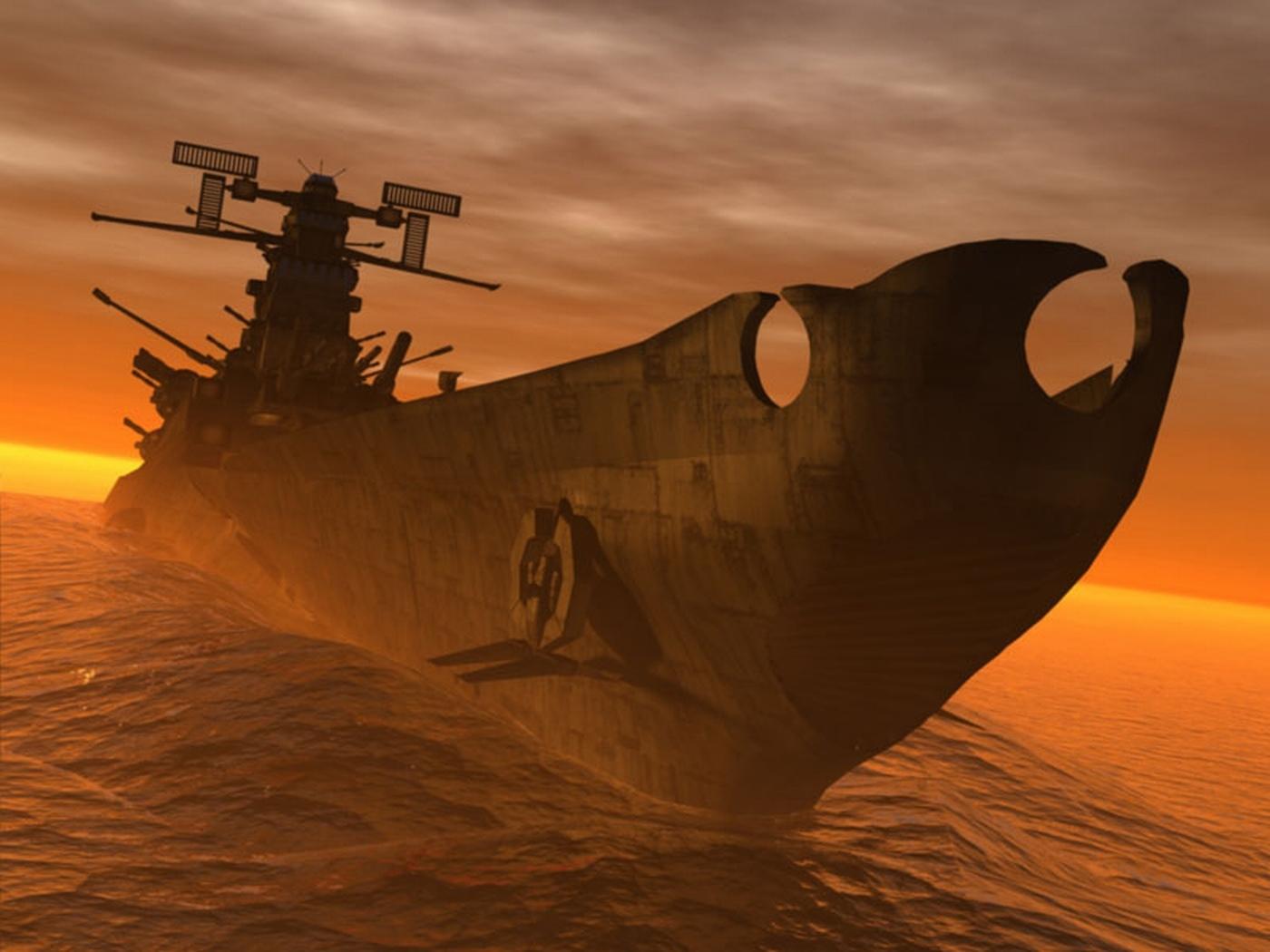 Battleship Yamato at 640 x 960 iPhone 4 size wallpapers HD quality