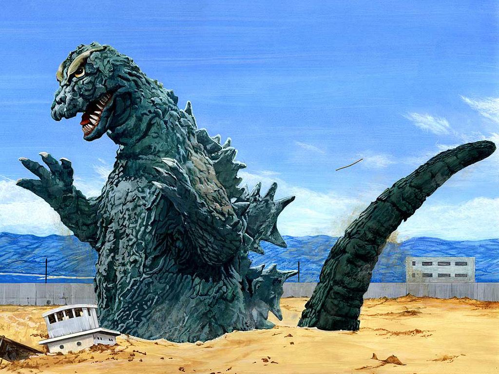 Godzilla (1954) at 2048 x 2048 iPad size wallpapers HD quality