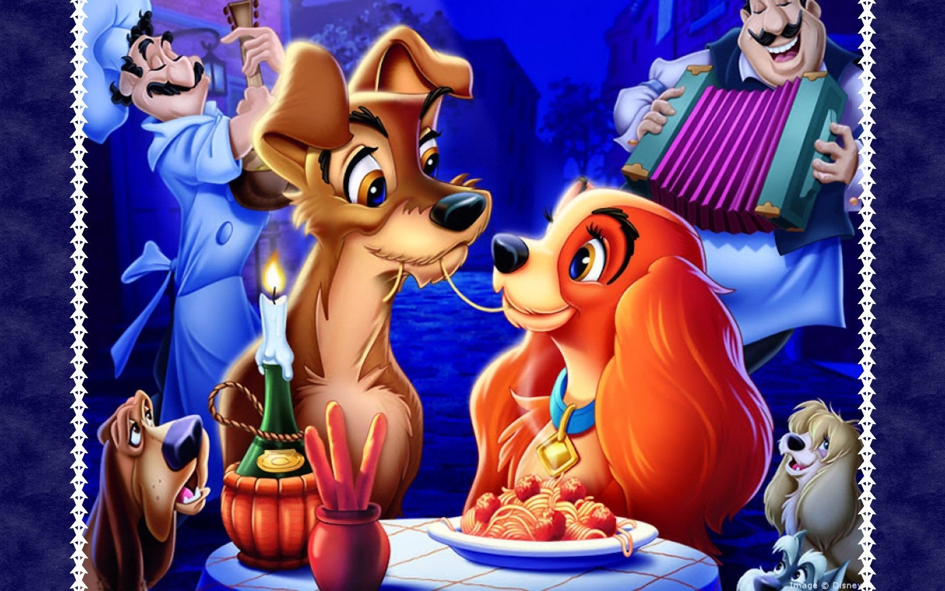 Lady And The Tramp at 1600 x 1200 size wallpapers HD quality