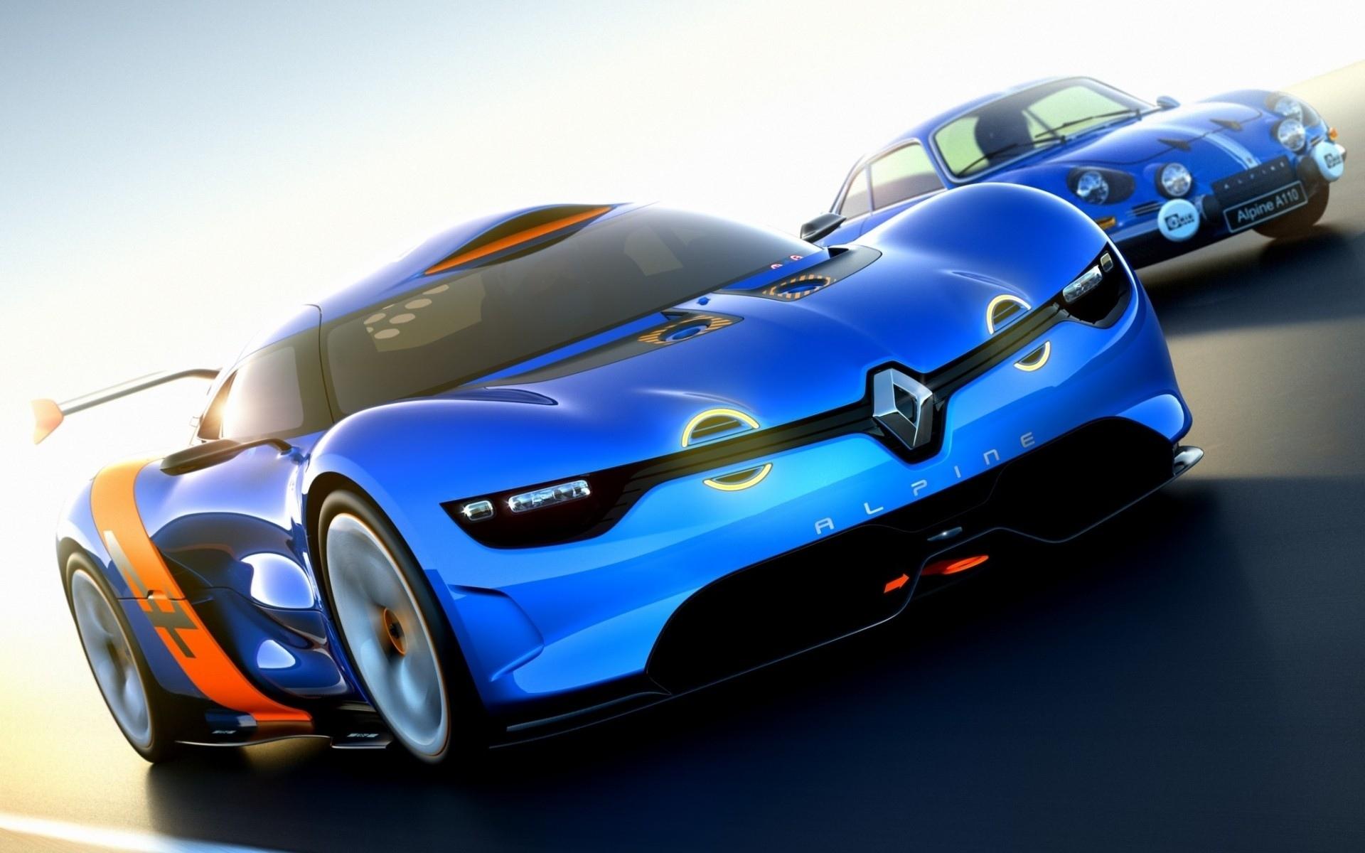Renault Alpine at 640 x 960 iPhone 4 size wallpapers HD quality