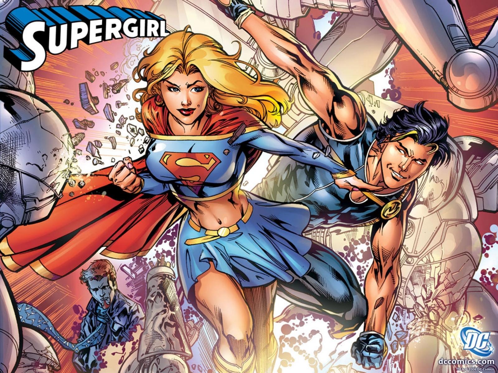 Supergirl Comics at 2048 x 2048 iPad size wallpapers HD quality