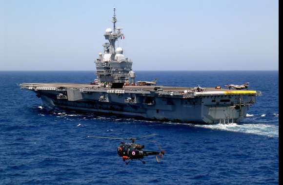 French Aircraft Carrier Charles De Gaulle (R91)