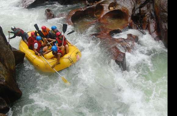 White Water Rafting wallpapers hd quality