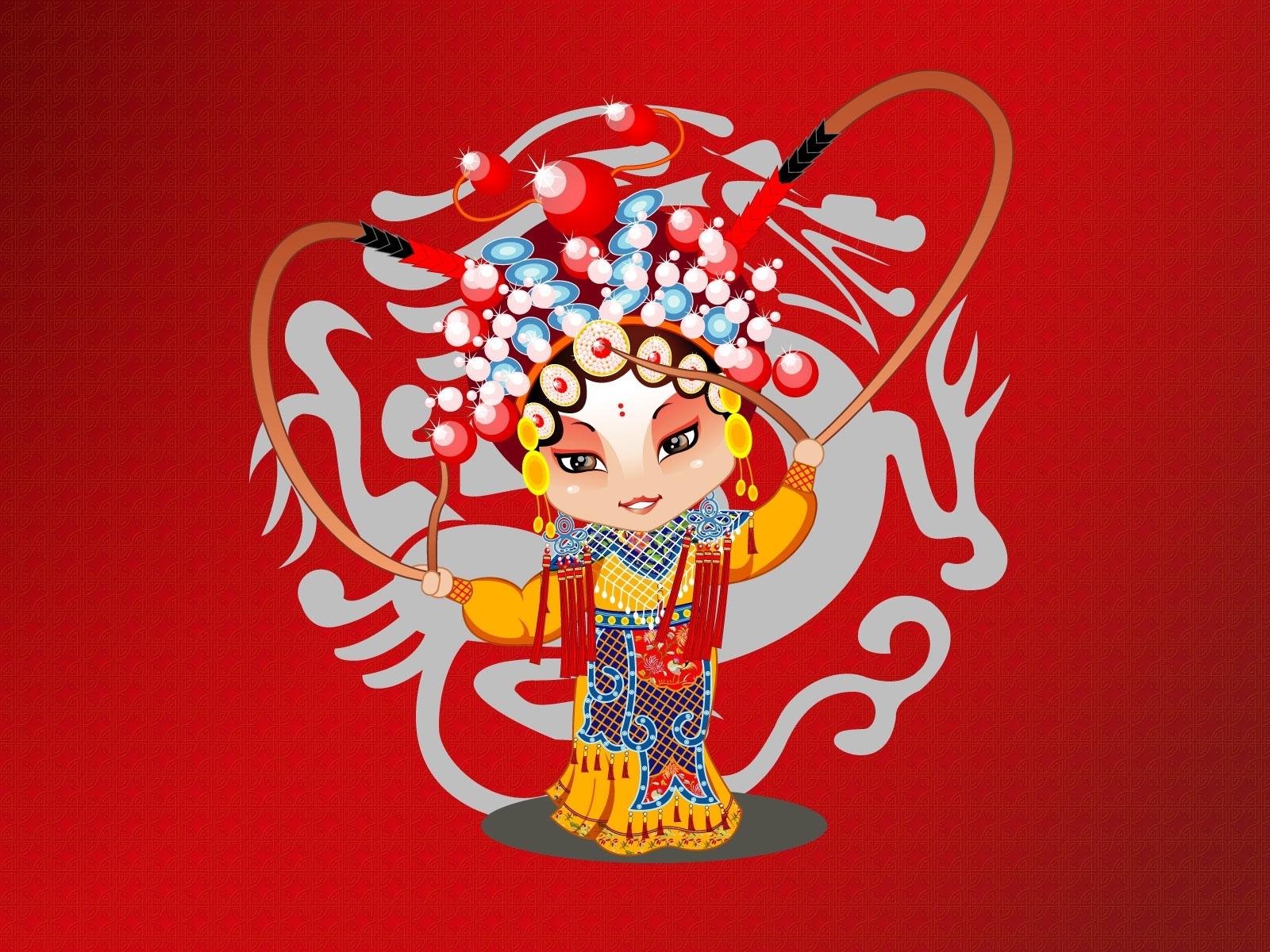 Beijing Opera at 1024 x 1024 iPad size wallpapers HD quality