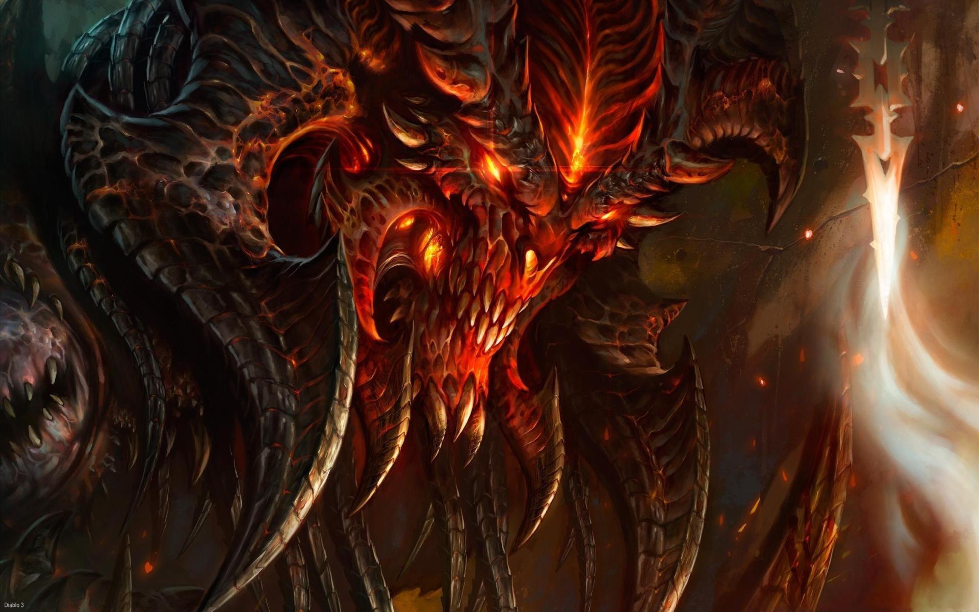 Diablo III at 320 x 480 iPhone size wallpapers HD quality