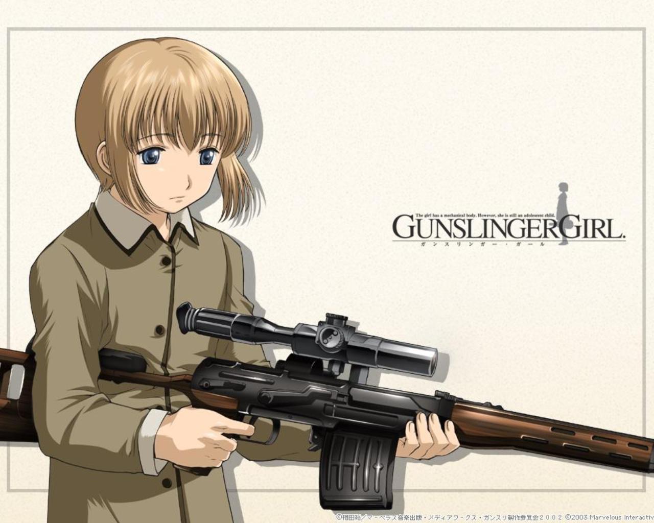 Gunslinger Girl at 750 x 1334 iPhone 6 size wallpapers HD quality
