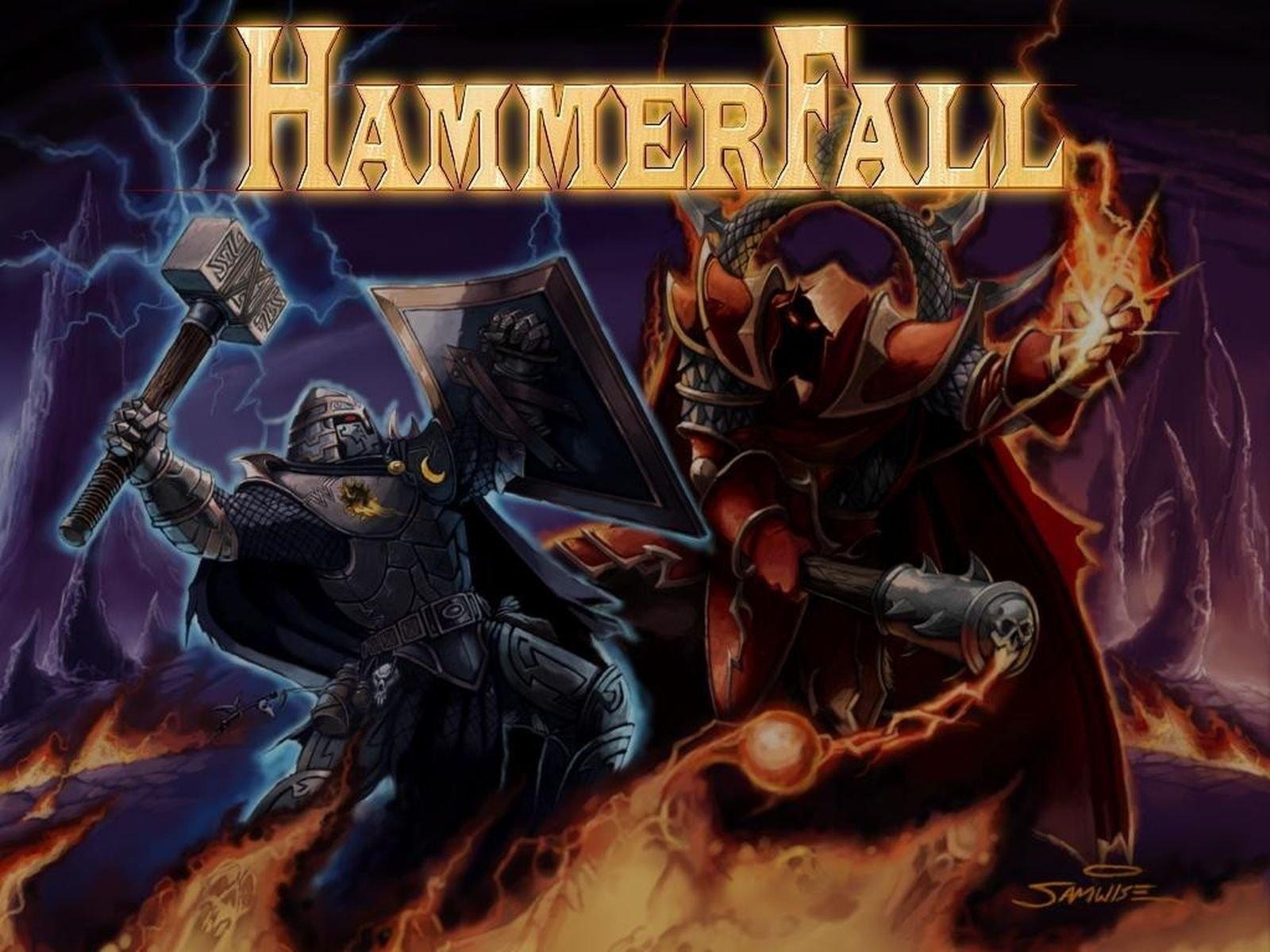 HammerFall at 640 x 960 iPhone 4 size wallpapers HD quality