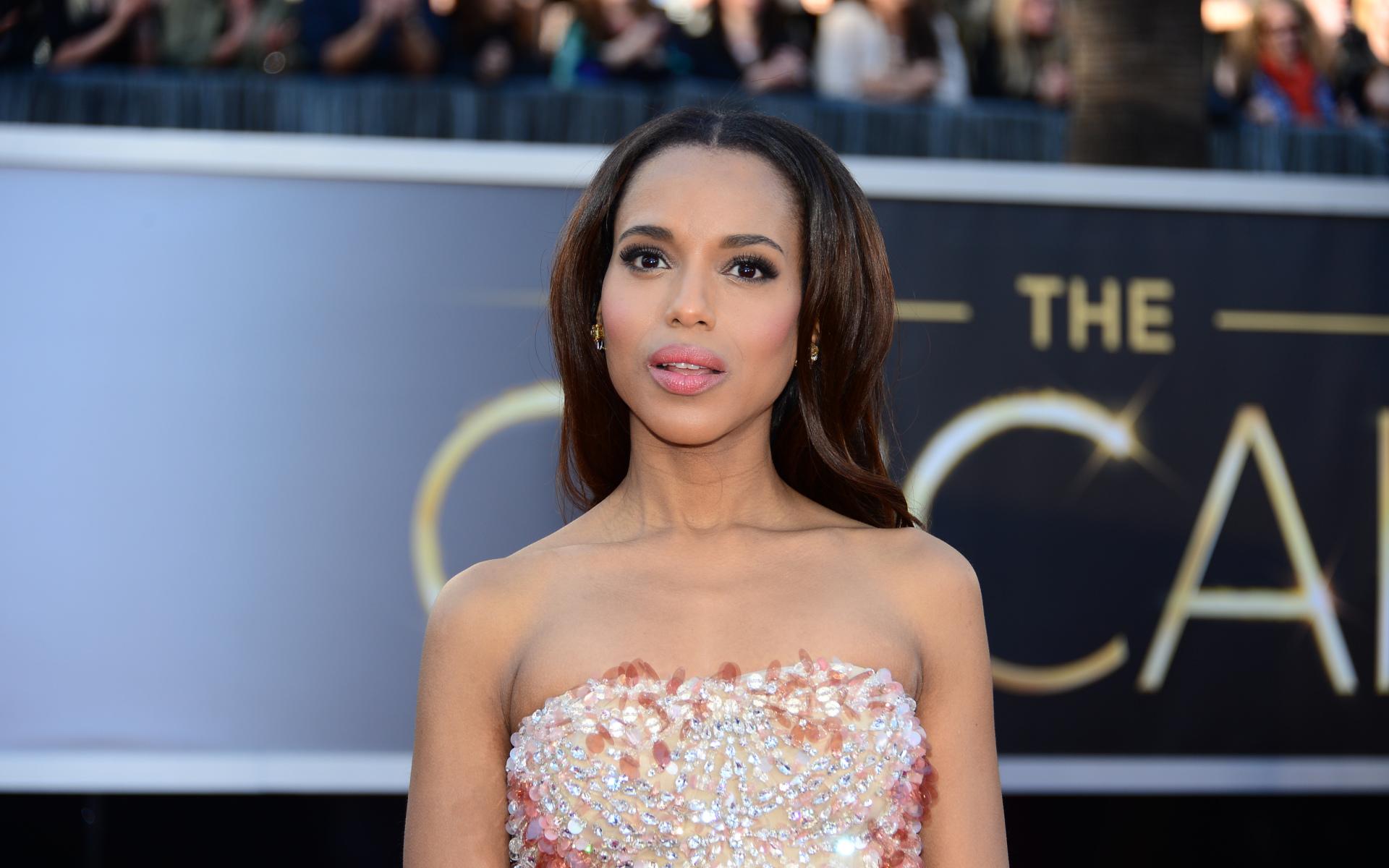 Kerry Washington at 320 x 480 iPhone size wallpapers HD quality