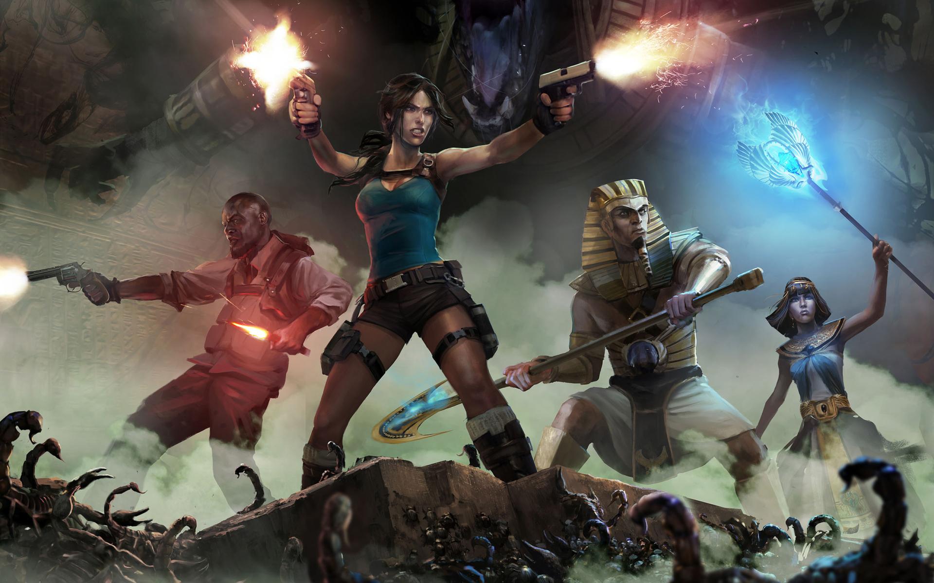 Lara Croft And The Temple Of Osiris at 640 x 960 iPhone 4 size wallpapers HD quality