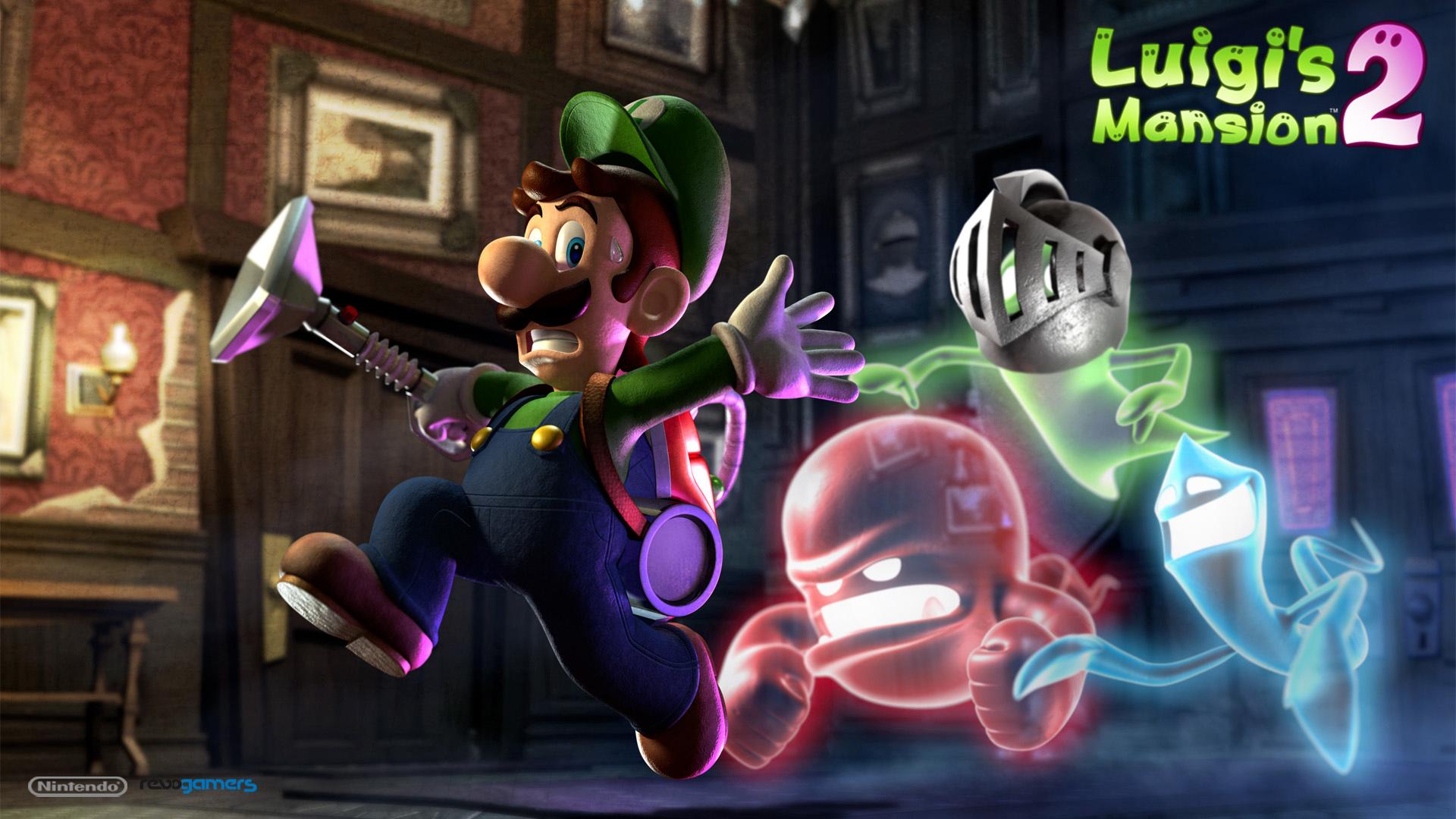 Luigi s Mansion at 640 x 1136 iPhone 5 size wallpapers HD quality