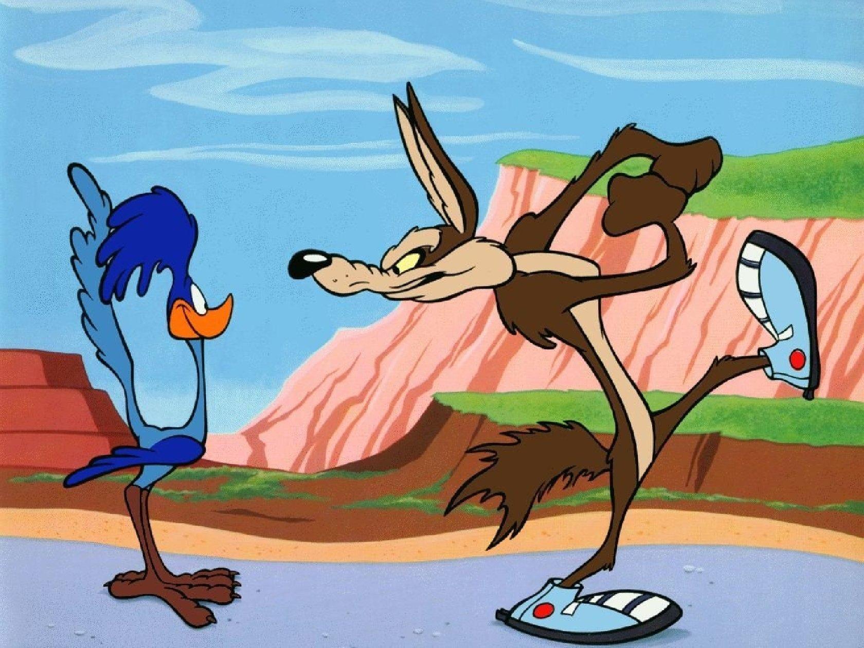 Wile E. Coyote And The Road Runner at 640 x 960 iPhone 4 size wallpapers HD quality