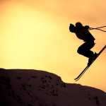 Skiing desktop wallpaper