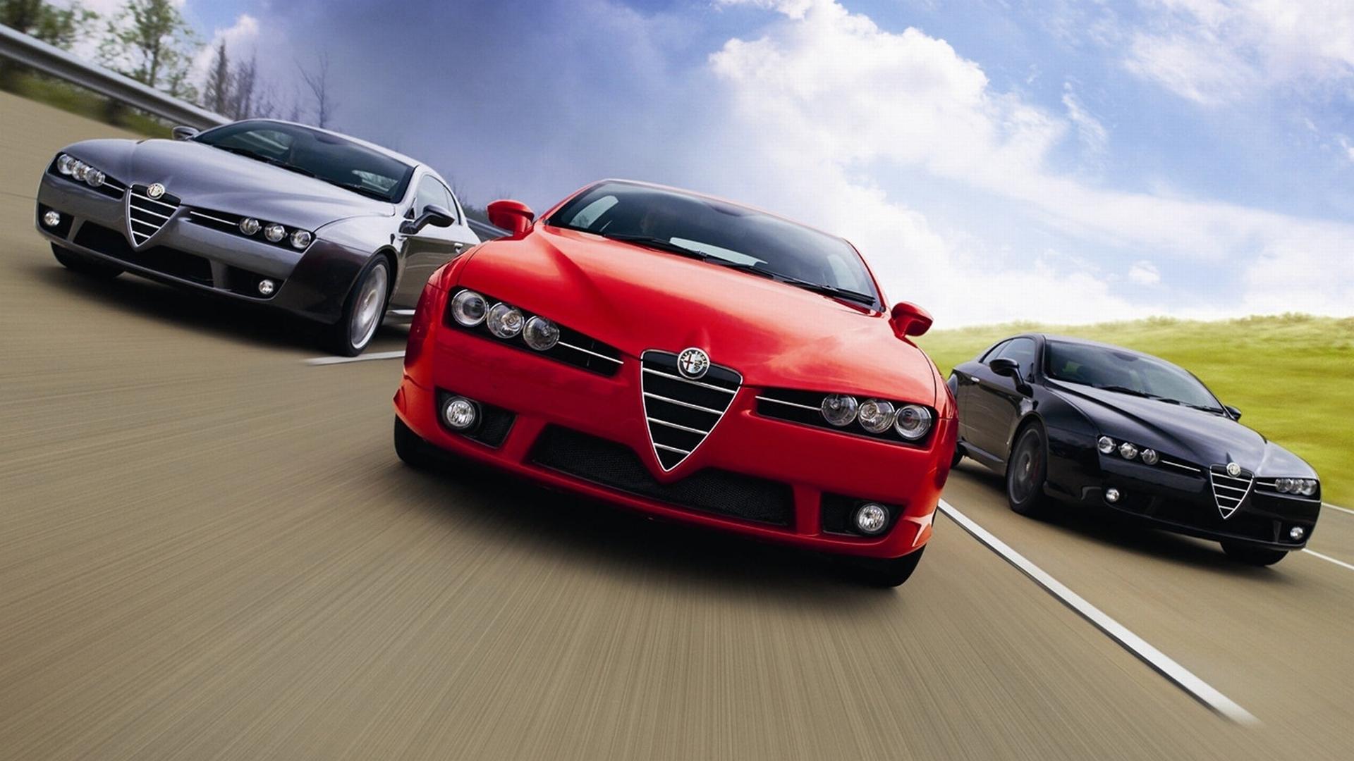 Alfa Romeo Brera at 640 x 960 iPhone 4 size wallpapers HD quality