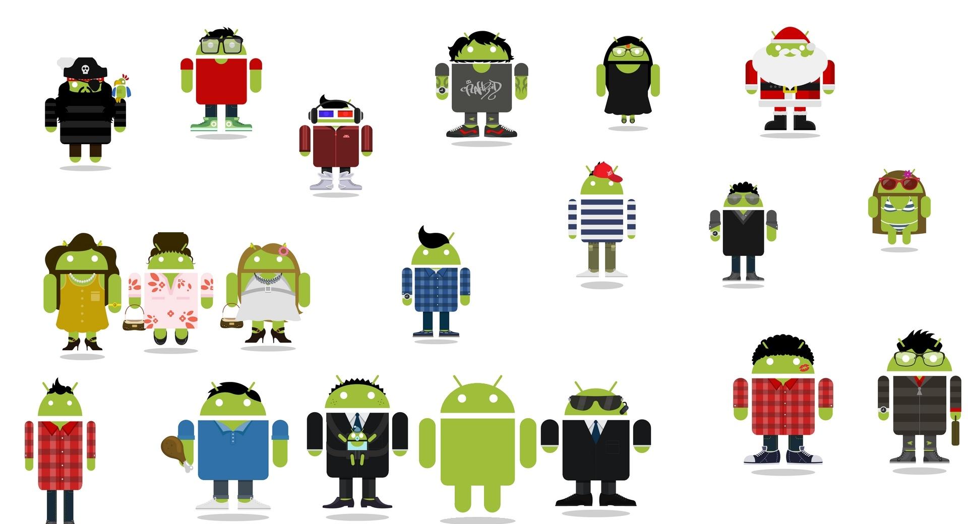 Android Family at 2048 x 2048 iPad size wallpapers HD quality