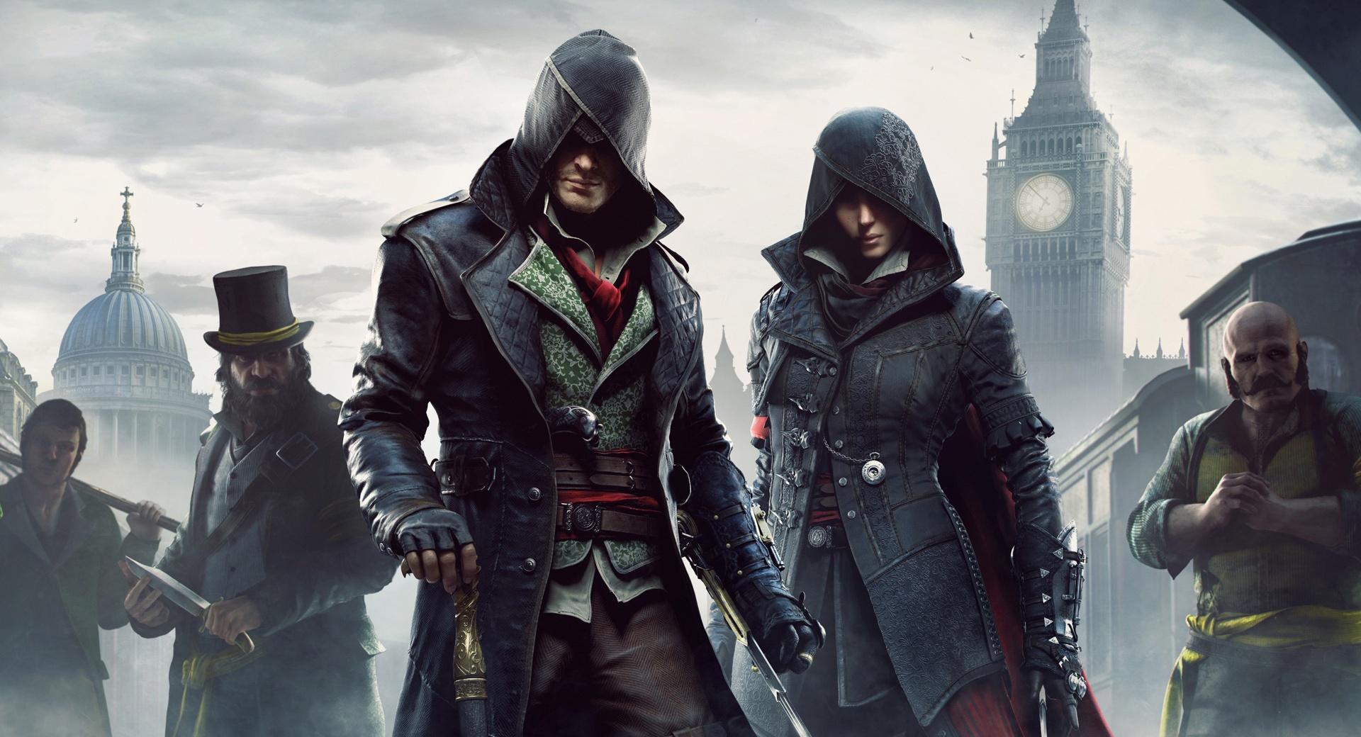 Assassins Creed Syndicate Jacob and Evie at 1024 x 1024 iPad size wallpapers HD quality