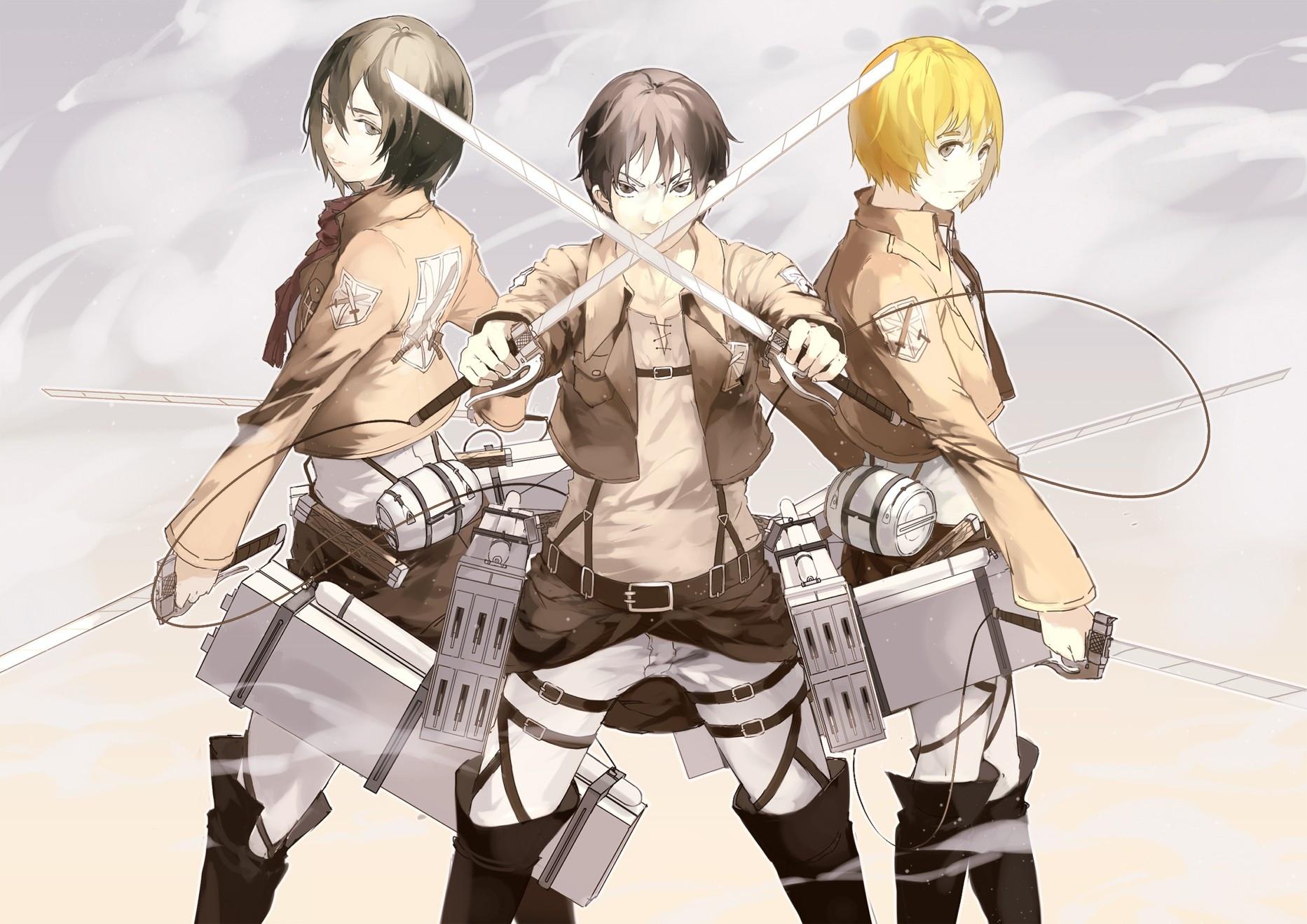 Attack On Titan at 640 x 1136 iPhone 5 size wallpapers HD quality