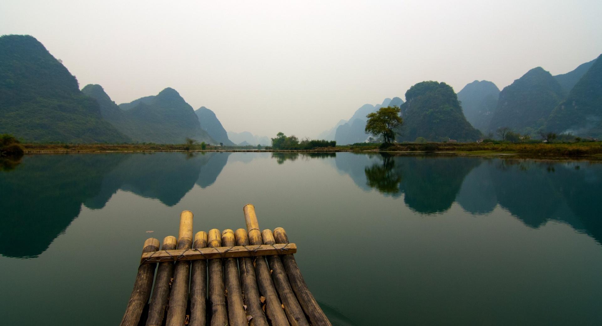 Bamboo Boat wallpapers HD quality