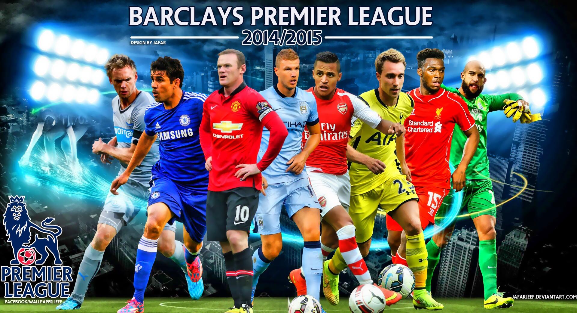 Barclays Premier League 2014-2015 at 640 x 960 iPhone 4 size wallpapers HD quality