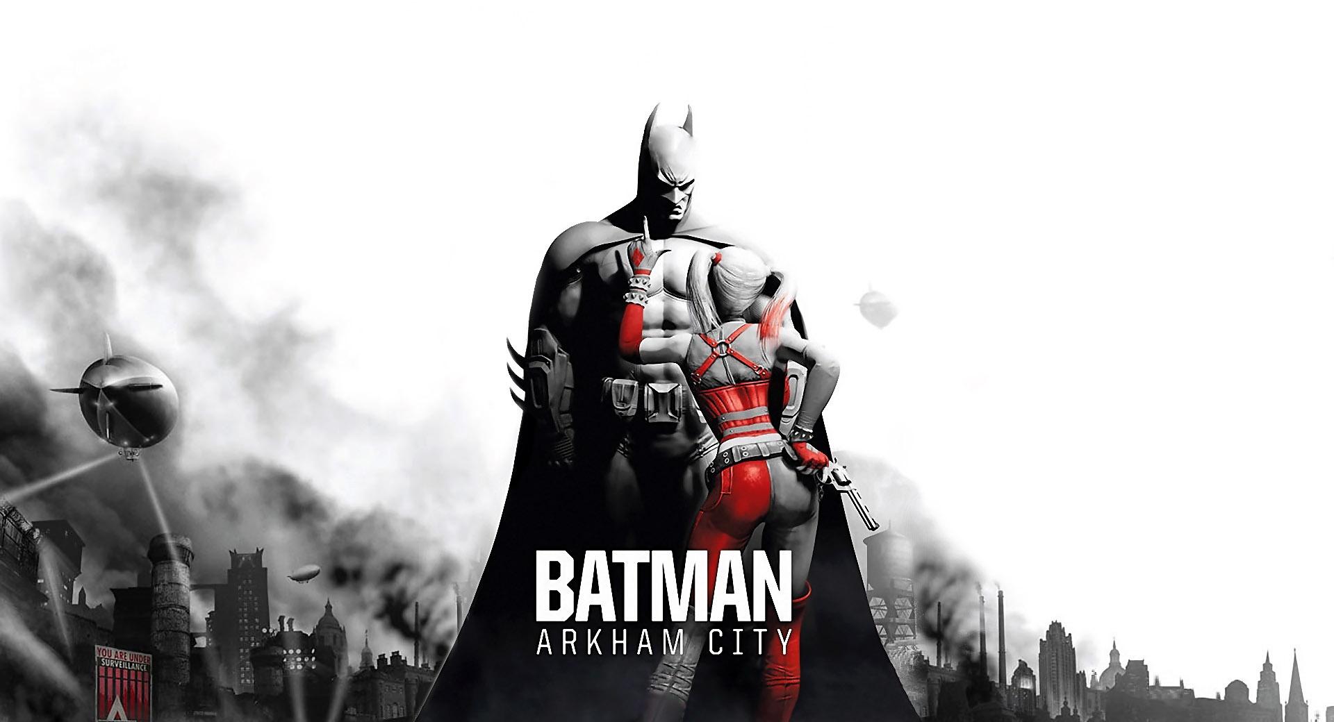 Batman Arkham City - Batman Harley at 1600 x 1200 size wallpapers HD quality