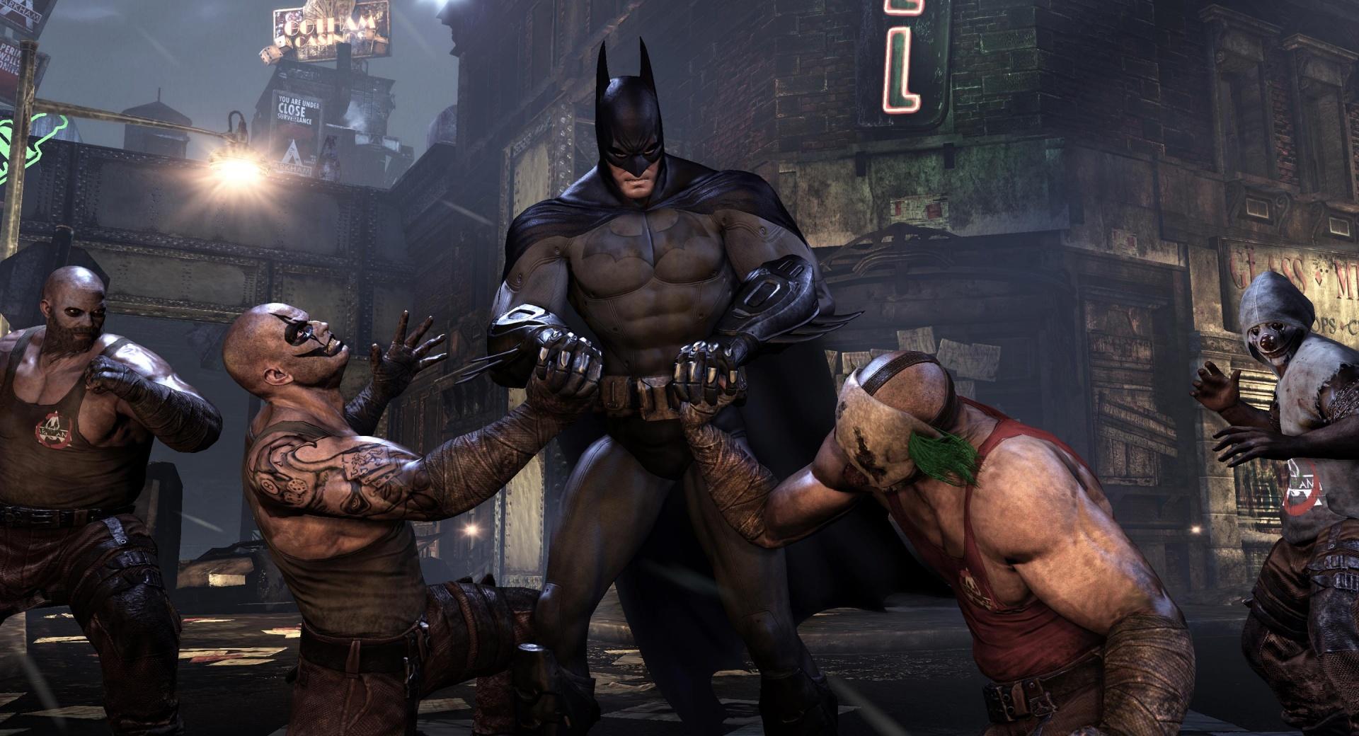 Batman Arkham City Official Screenshot at 320 x 480 iPhone size wallpapers HD quality