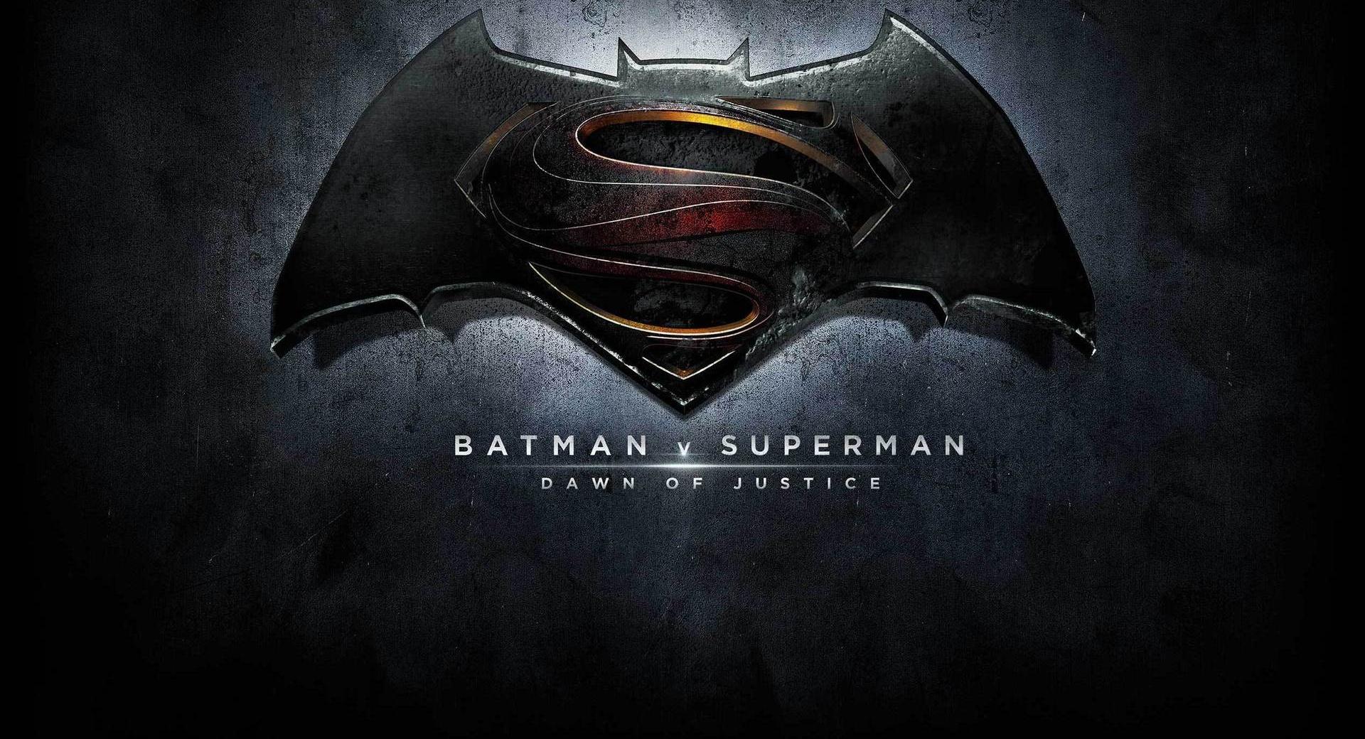 Batman VS Superman Logo at 1334 x 750 iPhone 7 size wallpapers HD quality