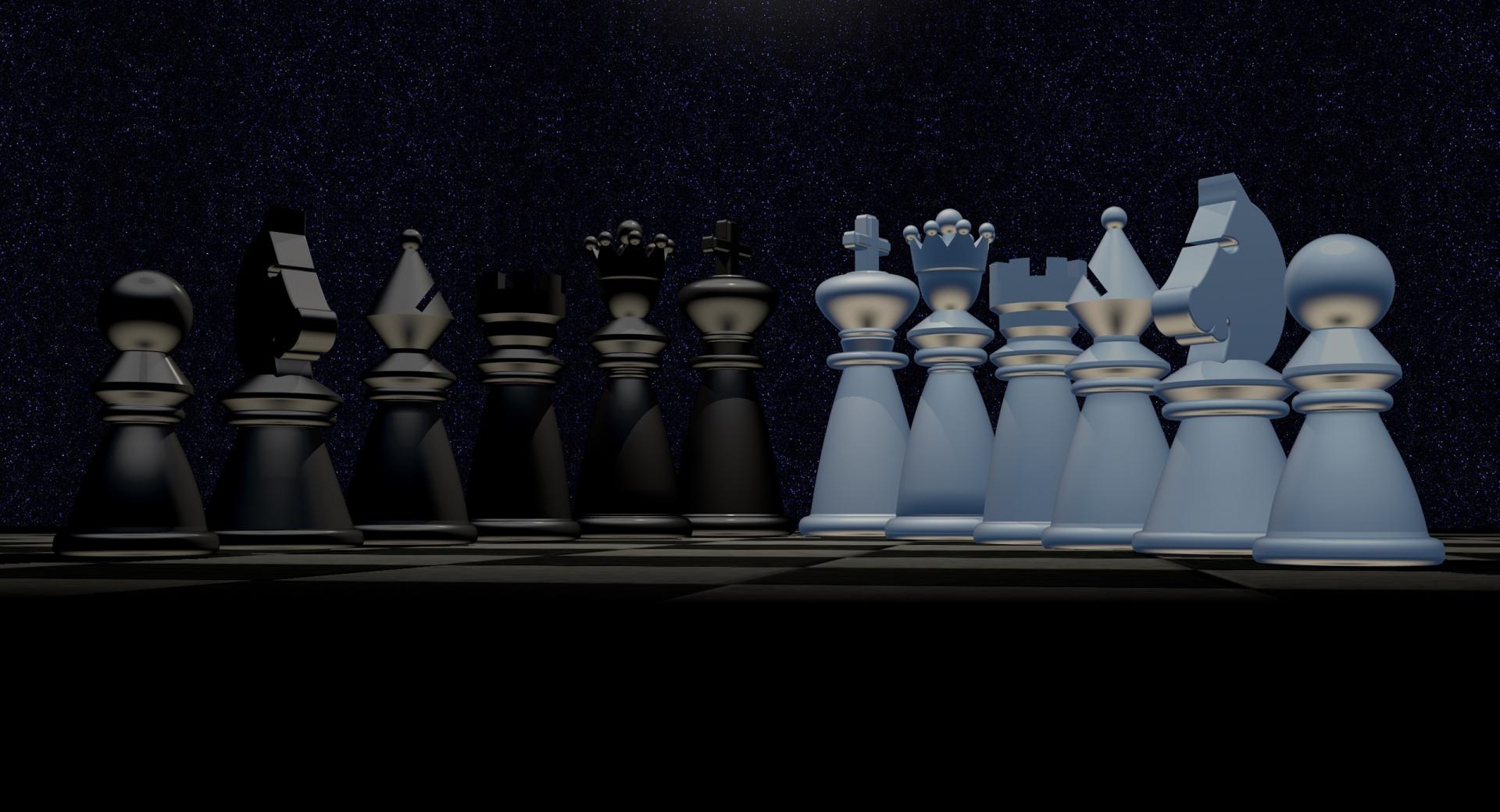 Chess Pieces at 640 x 960 iPhone 4 size wallpapers HD quality