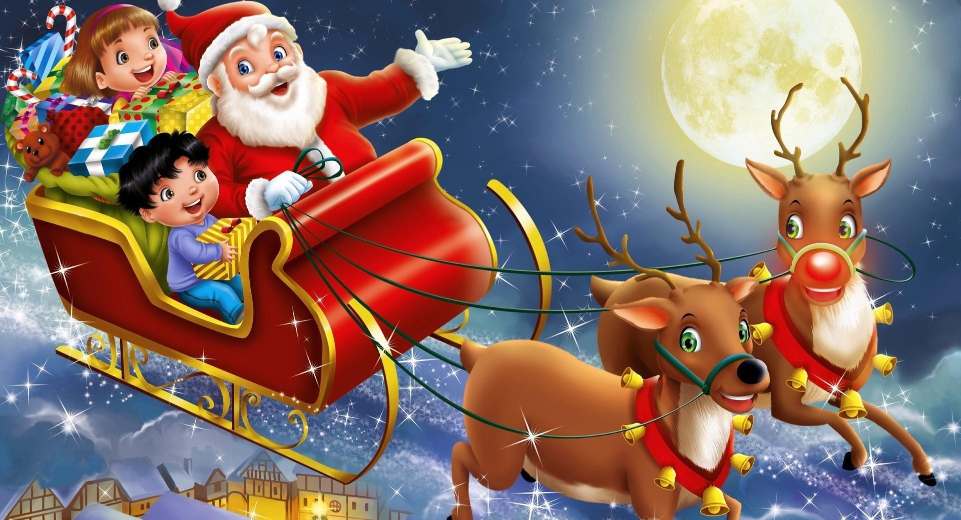 Christmas, Santa Claus at 1600 x 1200 size wallpapers HD quality