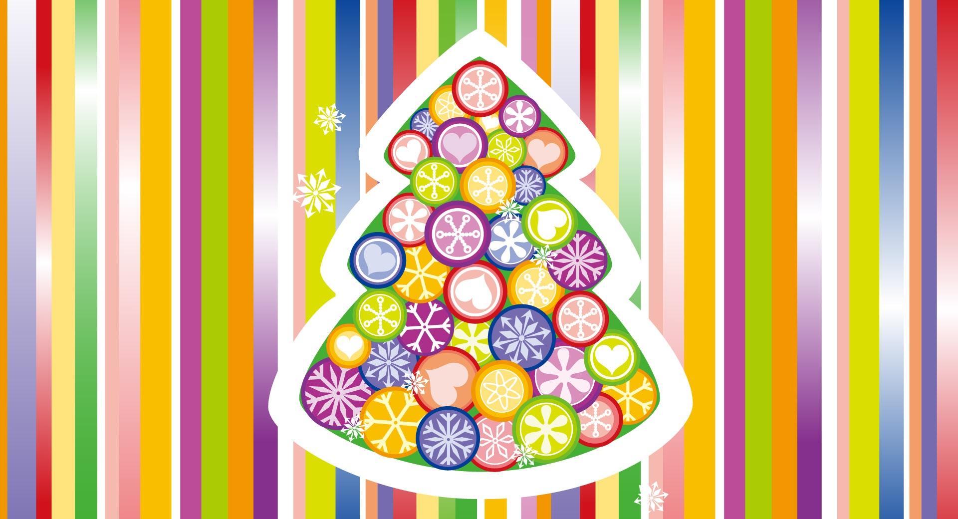 Colorful Christmas wallpapers HD quality